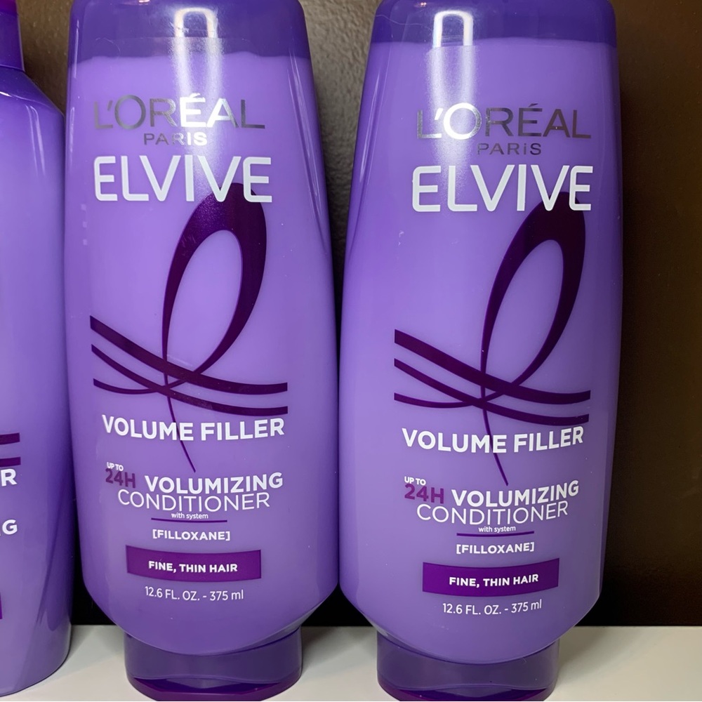 L'Oreal Paris Elvive Volume Filler Shampoo + Conditioner, 4 pack, 12.6 oz- NEW - Picture 3 of 5